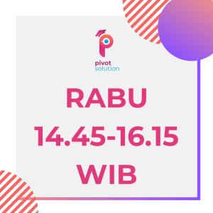 Rabu (14.45-16.15 WIB) – STA – Idvent (Online/offline)